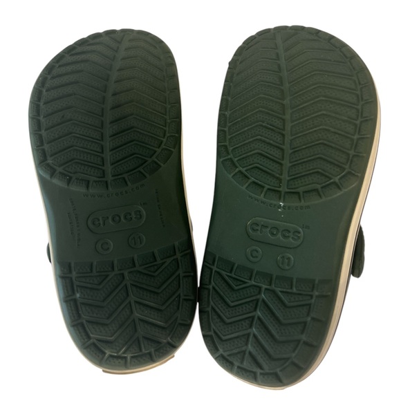 Crocs Crocband Slip On Clogs Forest Green Shoes Size c11 c 11 Little Kids Boys - Picture 9 of 10